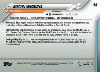 2020 Topps On-Demand Set 18 - Athletes Unlimited Softball #54 Megan Wiggins Back